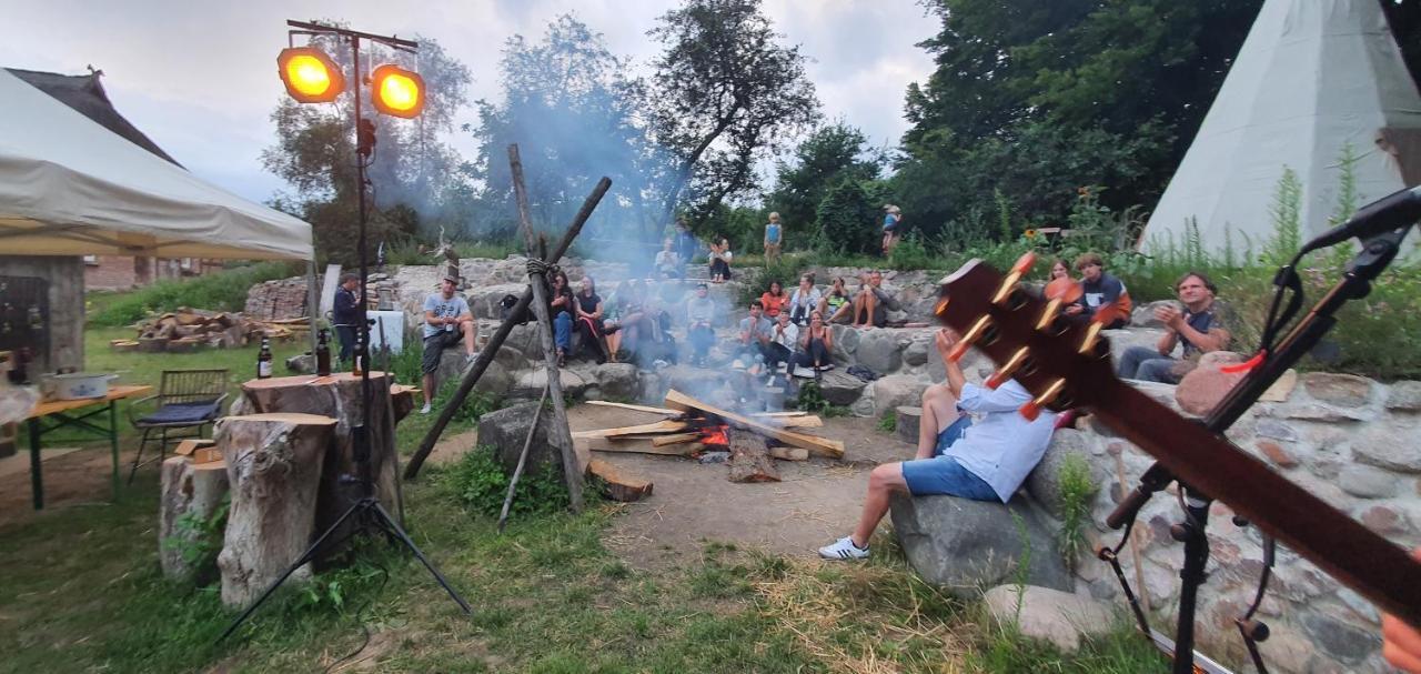 App. Tueddelkroms, 2-3 Pers., In Traumhafter Alleinlage, Nahe Binz Zirkow Bagian luar foto